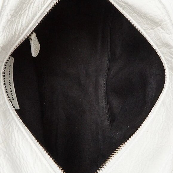 Balenciaga White Leather Neo Cagole XS Crossbody Bag - Picture 10 of 12